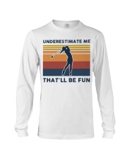 Underestimate Me That'll Be Fun - Golf Retro Long Sleeve Tee tile