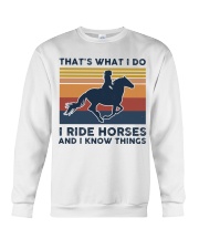 I Ride Horses And I Know Things - Retro Crewneck Sweatshirt tile