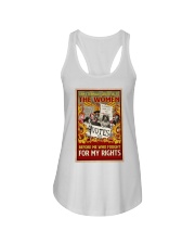 I Am Eternally Grateful To The Women Before Me Ladies Flowy Tank tile