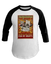 I Am Eternally Grateful To The Women Before Me Baseball Tee tile