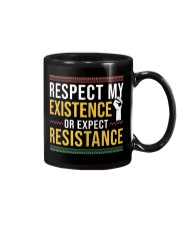 Respect My Existence Or Expect Resistance Mug tile