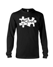 Be Kind Autism Awareness Puzzle Long Sleeve Tee tile