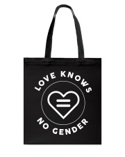 Love Knows No Gender Tote Bag tile