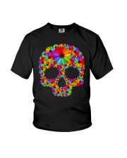 Flower Skull Youth T-Shirt tile