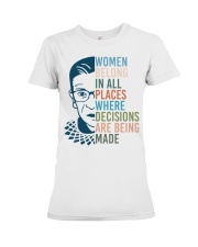 Women Belong In All Places Premium Fit Ladies Tee tile