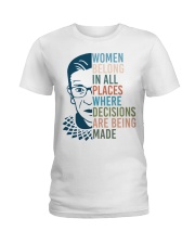 Women Belong In All Places Ladies T-Shirt tile
