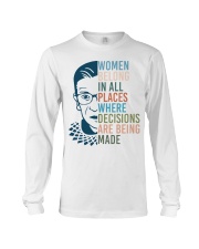 Women Belong In All Places Long Sleeve Tee tile