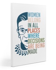 Women Belong In All Places Gallery Wrapped Canvas Prints tile