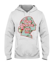 RBG - When There Are Nine Floral Hooded Sweatshirt tile