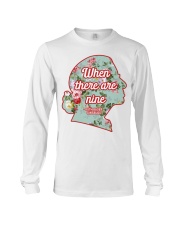 RBG - When There Are Nine Floral Long Sleeve Tee tile