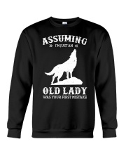Assuming I'm Just An Old Lady - Wolf Crewneck Sweatshirt tile
