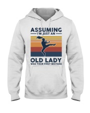 Assuming I'm Just An Old Lady - Tae Kwon Do Hooded Sweatshirt tile