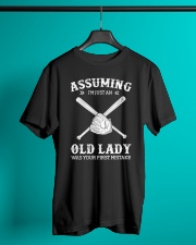 Assuming I'm Just An Old Lady - Softball Classic T-Shirt lifestyle-mens-crewneck-front-3