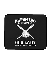 Assuming I'm Just An Old Lady - Softball Mousepad tile