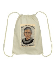 RBG Dictionary Fight For The Things You Care About Drawstring Bag tile
