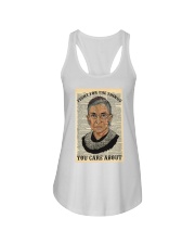 RBG Dictionary Fight For The Things You Care About Ladies Flowy Tank tile