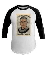 RBG Dictionary Fight For The Things You Care About Baseball Tee tile