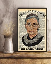 RBG Dictionary Fight For The Things You Care About 11x17 Poster lifestyle-poster-3