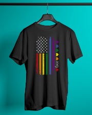 Pride US Flag Classic T-Shirt lifestyle-mens-crewneck-front-3