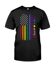 Pride US Flag Premium Fit Mens Tee tile