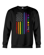 Pride US Flag Crewneck Sweatshirt tile
