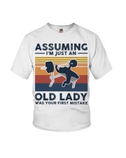 Assuming I'm Just An Old Lady - Weightlifting Youth T-Shirt tile