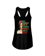 Frida Kahlo - Not Fragile Like A Flower Ladies Flowy Tank thumbnail
