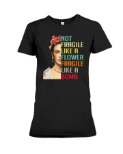 Frida Kahlo - Not Fragile Like A Flower Premium Fit Ladies Tee thumbnail