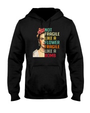 Frida Kahlo - Not Fragile Like A Flower Hooded Sweatshirt thumbnail