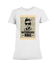 Notorious RBG Dictionary Premium Fit Ladies Tee tile