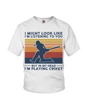 I Might Look Like I'm Listening To You - Cricket Youth T-Shirt tile