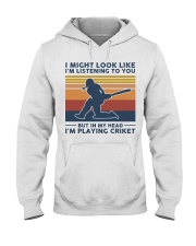 I Might Look Like I'm Listening To You - Cricket Hooded Sweatshirt tile