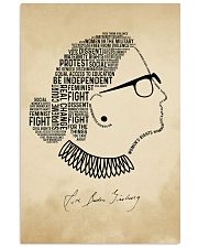 RBG Silhouette Be Independent 11x17 Poster front