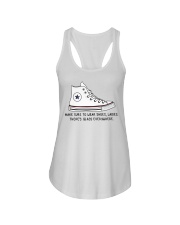 Make sure to wear shoes ladies Ladies Flowy Tank tile