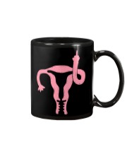 Uterus Shows Middle Finger Feminist Feminism Mug tile