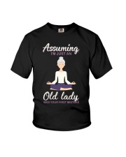 Assuming I'm An Old Lady Was Your First Mistake Youth T-Shirt tile
