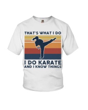 I Do Karate And I Know Things - Retro Youth T-Shirt tile