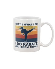 I Do Karate And I Know Things - Retro Mug tile