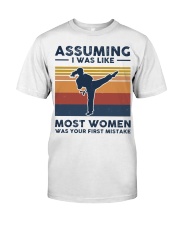 Assuming I Was Like Most Women - Karate Retro Premium Fit Mens Tee tile