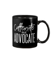 Caffeinate And Advocate Mug tile