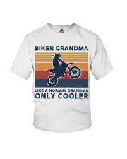 Biker Grandma - Like A Normal Grandma Only Cooler Youth T-Shirt tile