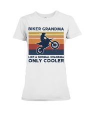 Biker Grandma - Like A Normal Grandma Only Cooler Premium Fit Ladies Tee tile