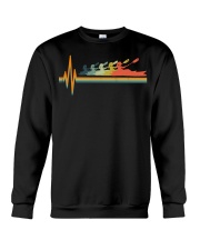 Kayaking Heartbeat Vintage Crewneck Sweatshirt tile