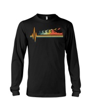 Kayaking Heartbeat Vintage Long Sleeve Tee tile