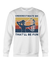 Underestimate Me That'll Be Fun - Bow Crewneck Sweatshirt tile
