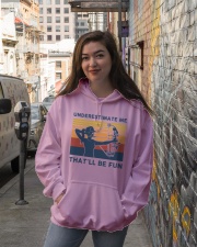 Underestimate Me That'll Be Fun - Bow Hooded Sweatshirt lifestyle-unisex-hoodie-front-1