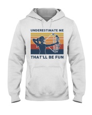 Underestimate Me That'll Be Fun - Bow Hooded Sweatshirt tile
