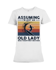 Assuming I'm Just An Old Lady - Surfing Premium Fit Ladies Tee tile