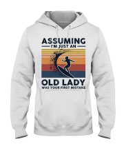 Assuming I'm Just An Old Lady - Surfing Hooded Sweatshirt tile
