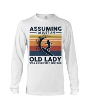 Assuming I'm Just An Old Lady - Surfing Long Sleeve Tee tile